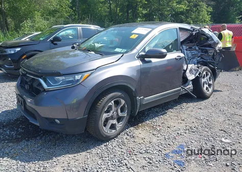 2018 Honda Cr-V Ex-L/Ex-L Navi из США, поврежденный, VIN 7FARW2H80JE098515